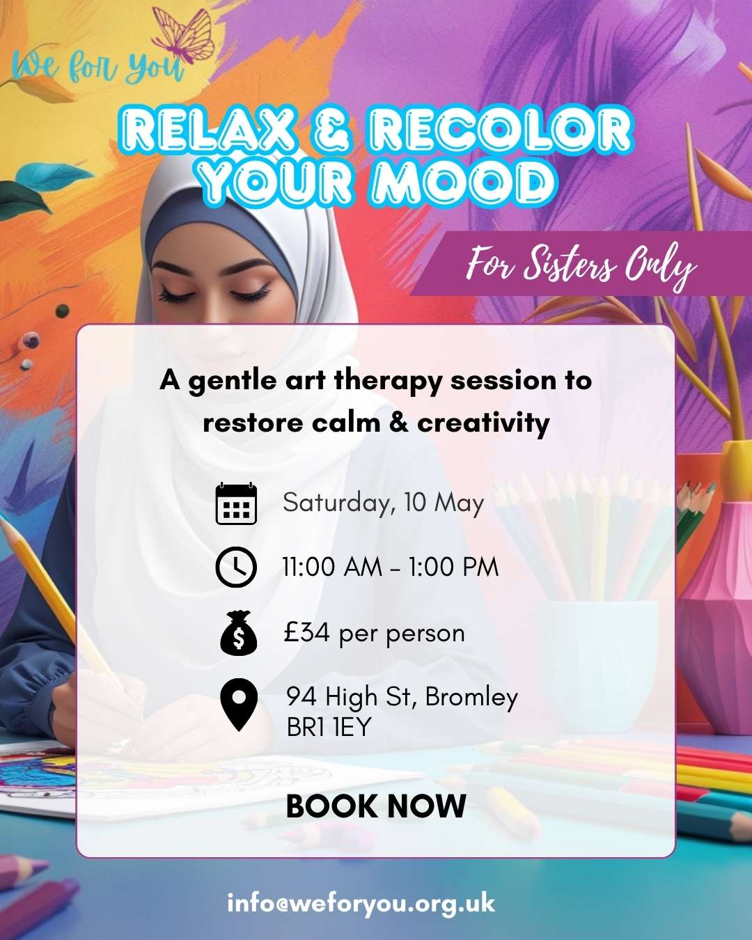 Relax & Recolor Your Mood(In-Person)